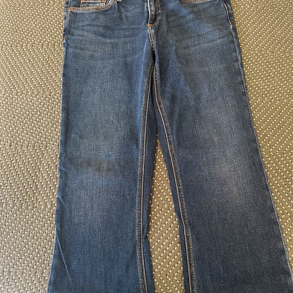 rag & bone Dark Blue Straight Leg Jeans